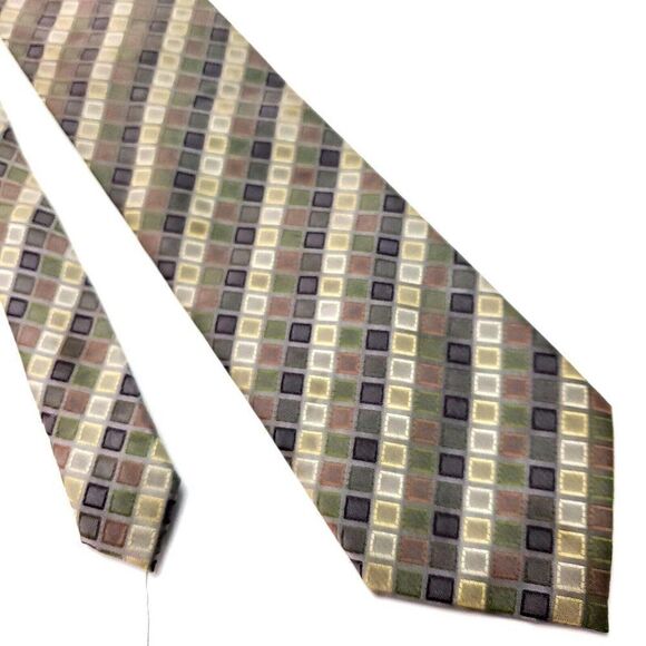 Alexander Julian Polyester‎ Tie Woven Multi-Colored Long - Picture 1 of 6